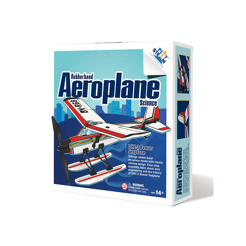 DHC-2 Beaver - Rubber Band Airplane Science - Brain Spice