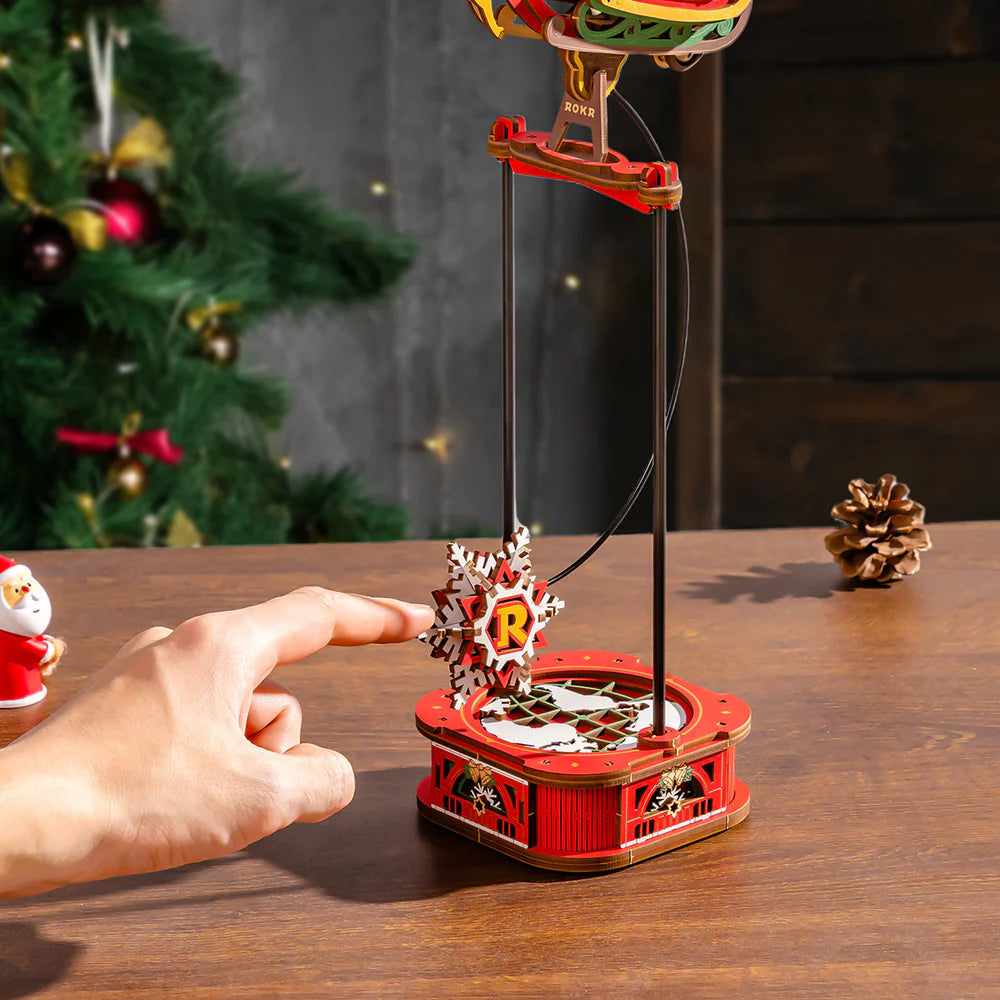 DIY Pendulum Balance Santa On Sleigh - Brain Spice