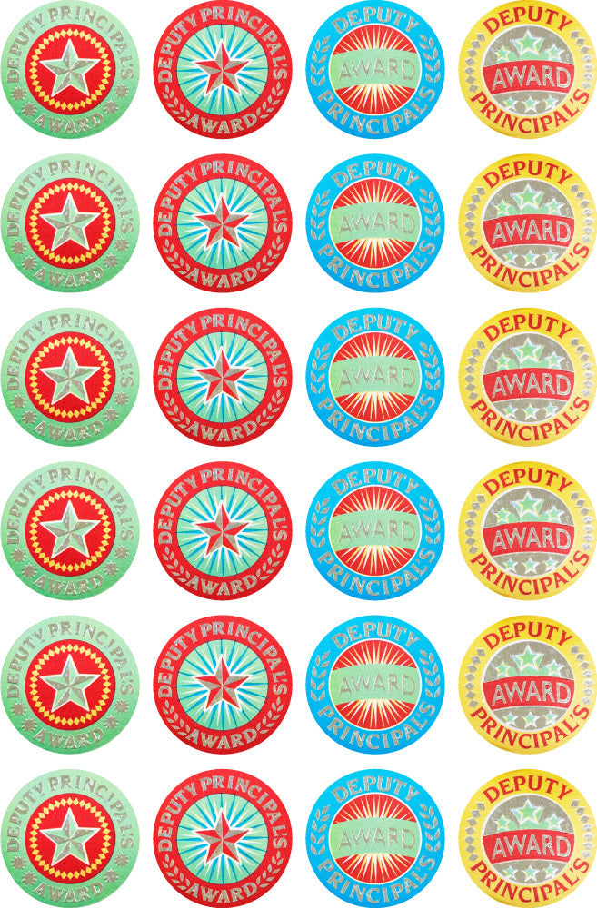 Deputy Principal Award - Foil Stickers - Brain Spice