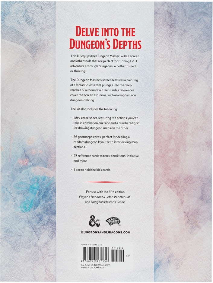 D&D Dungeon Masters Screen - Dungeon Kit - Brain Spice