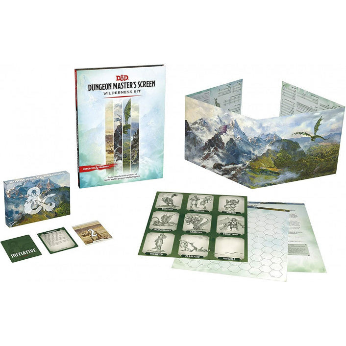 D&D Dungeon Masters Screen - Wilderness Kit - Brain Spice