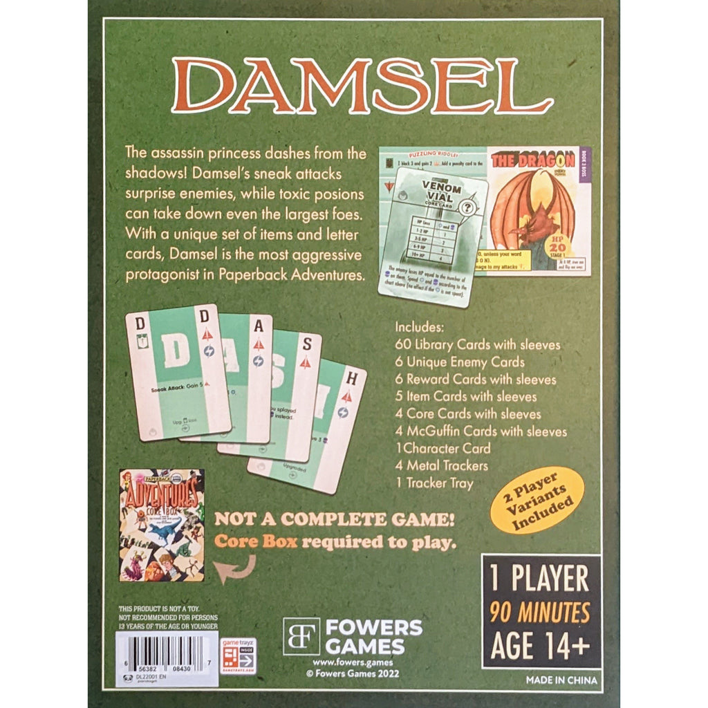 Damsel Pack - Paperback Adventures - Brain Spice