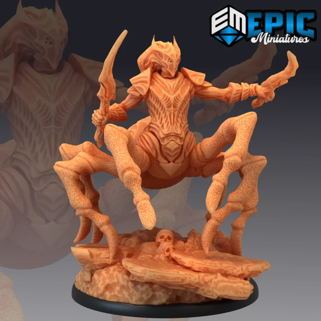 Dark Elf Spider with Sword - Brain Spice