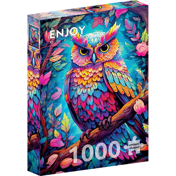 Dazzling Owl - Jigsaw 1000pc - Brain Spice