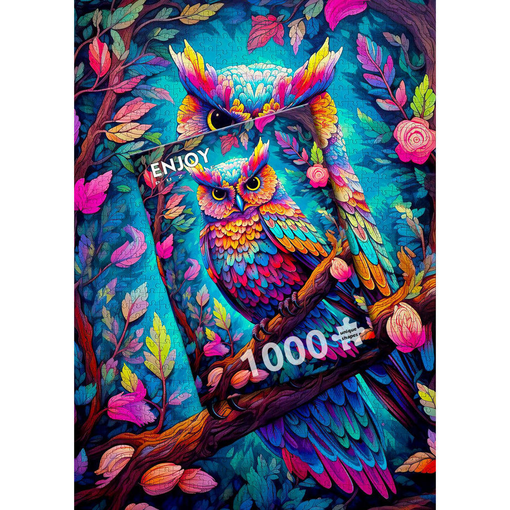 Dazzling Owl - Jigsaw 1000pc - Brain Spice