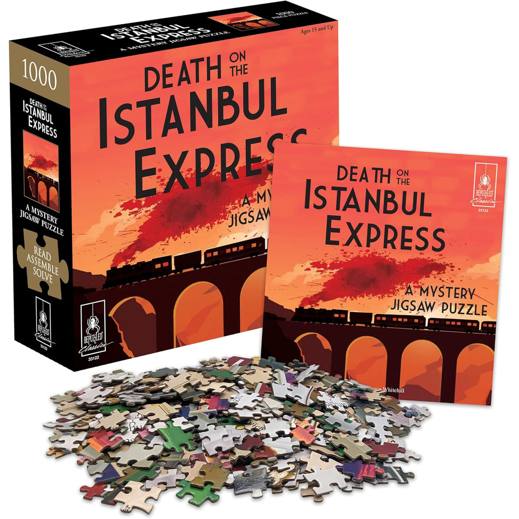 Death on the Istanbul Express - A Mystery Jigsaw Puzzle - 1000pc - Brain Spice
