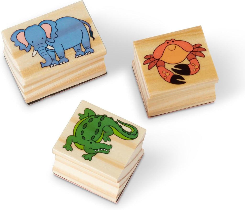 Deluxe Wooden Stamp Set in Display - Brain Spice