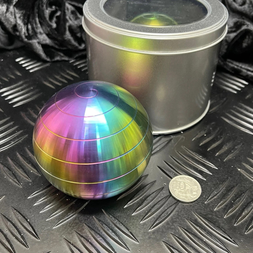 Desktop MEGA Gyroscope - Oil Slick - Brain Spice