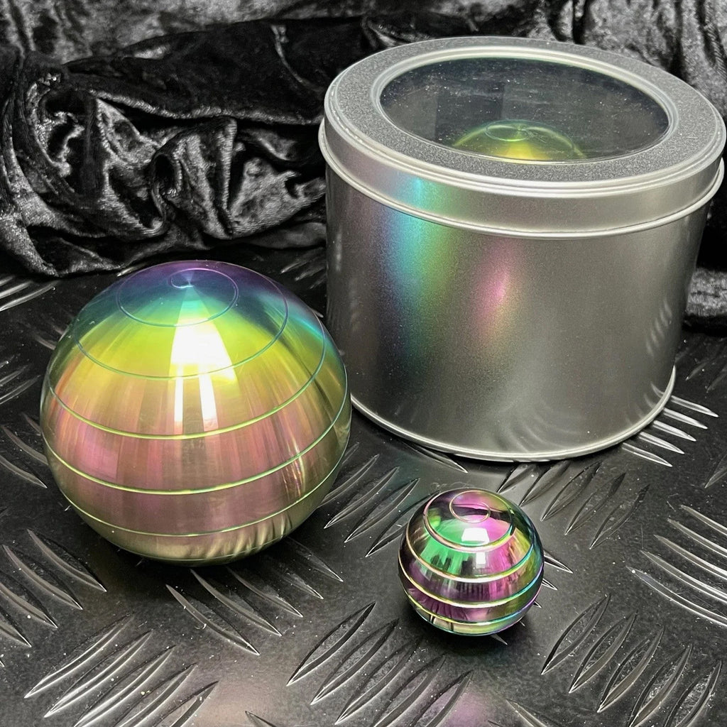 Desktop MEGA Gyroscope - Oil Slick - Brain Spice