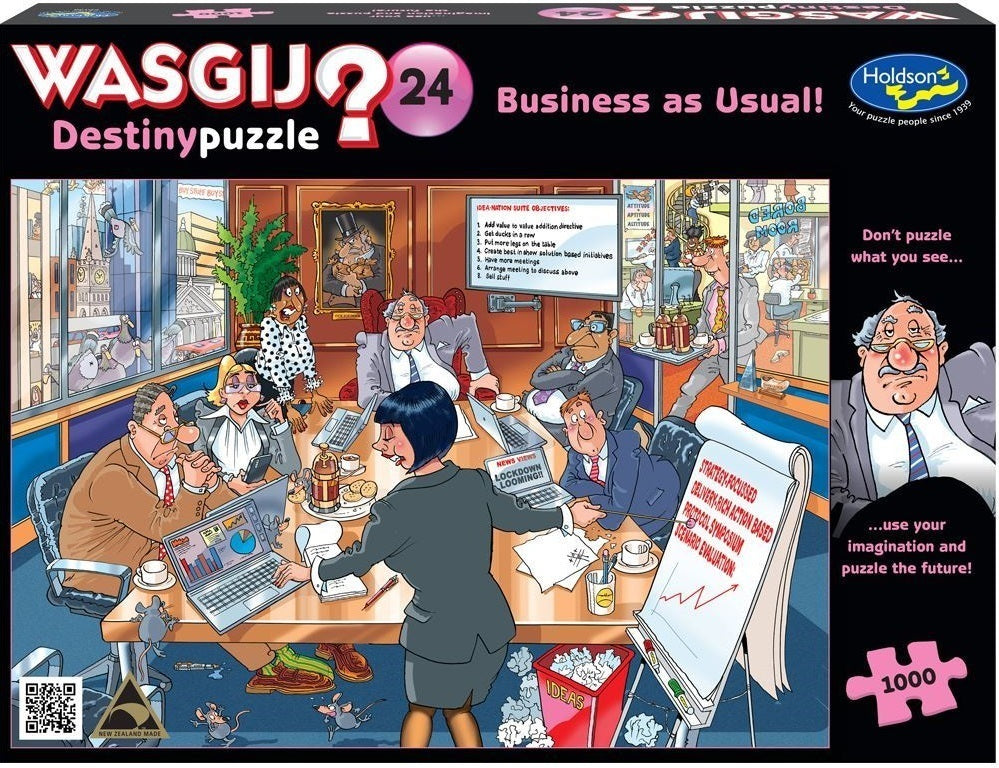 Destiny 24 Business As Usual - Wasgij - 1000pc - Brain Spice