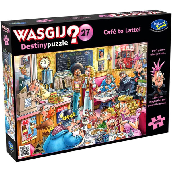 Destiny 27 - Cafe to Latte - Wasgij 1000pc Jigsaw - Brain Spice