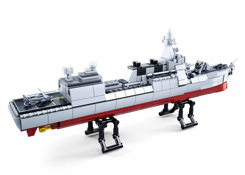 Destroyer - Scale 1 to 450 - Model Bricks 578pcs - Brain Spice