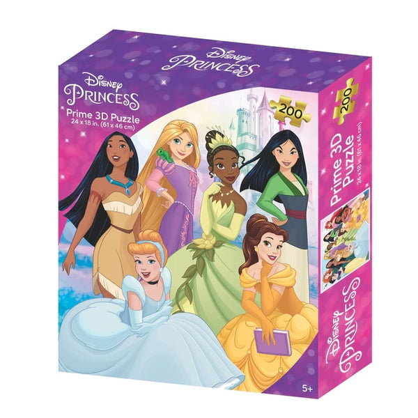 Disney Princess - Disney Lenticular Puzzle - 200pc - Brain Spice