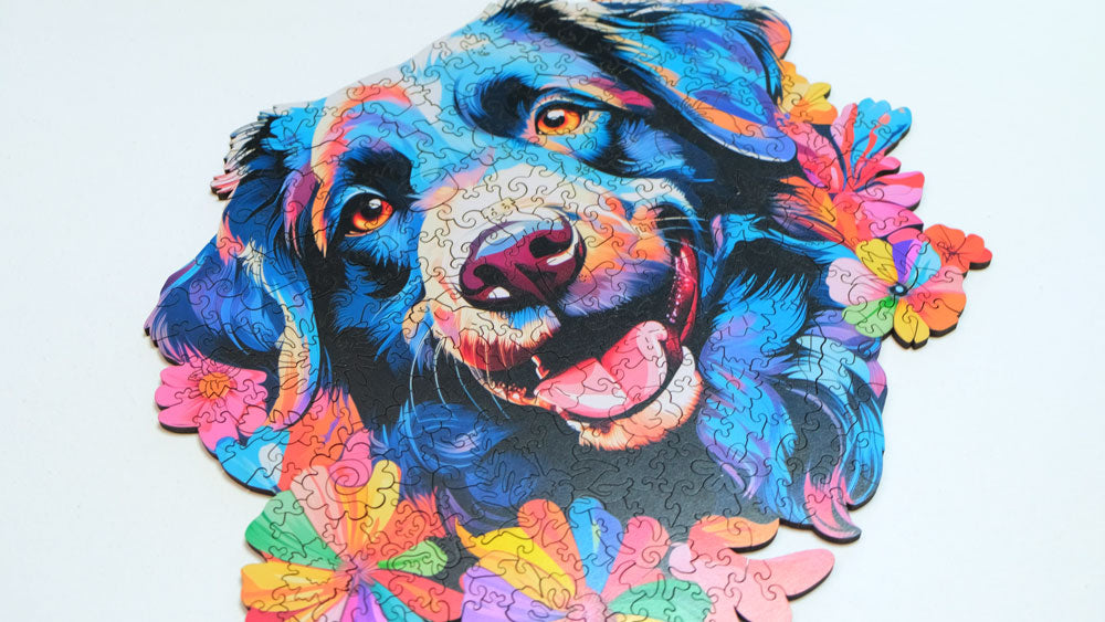 Dog Wooden Jigsaw - 500pc - Brain Spice