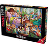 Doggies in the Bedroom - 1000pc Jigsaw - Brain Spice