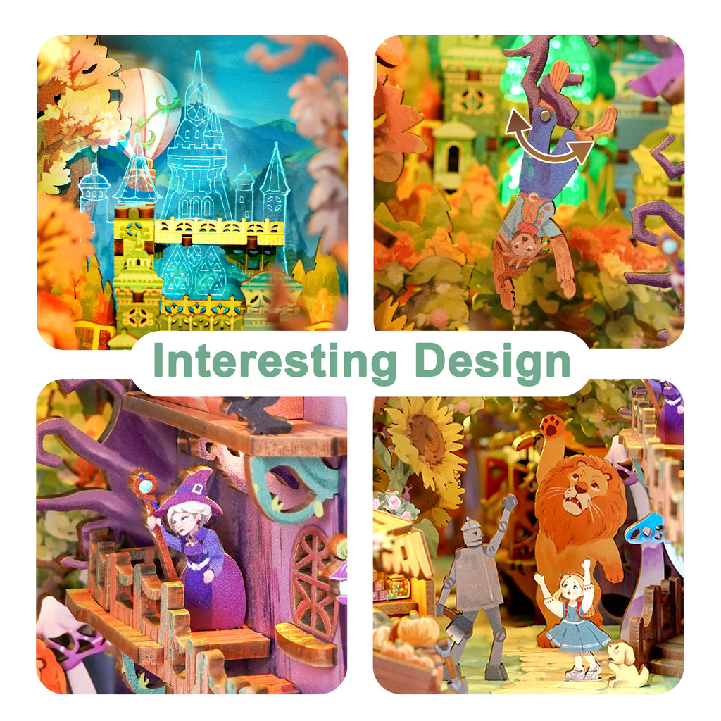 Dorothys Journey - Large Book Nook Kit - Brain Spice