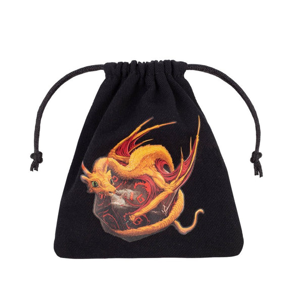 Dragon Black & Adorable - Dice Bag - Brain Spice