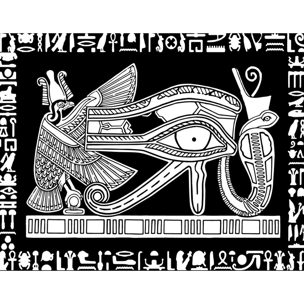 Egyptian Eye - Large Poster - Brain Spice