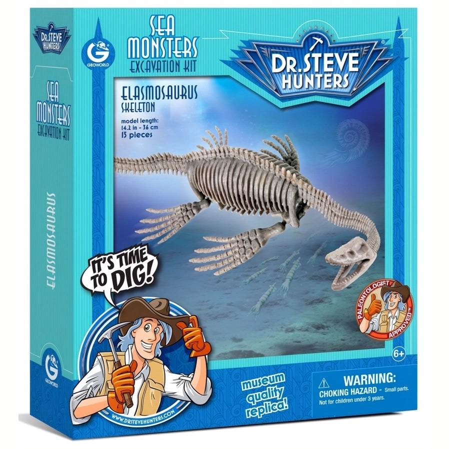 Elasmosaurus - Sea Monsters Excavation Kit - Brain Spice