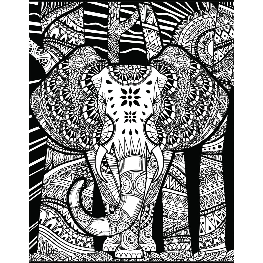 Elephant - Large Vertical Poster - Brain Spice