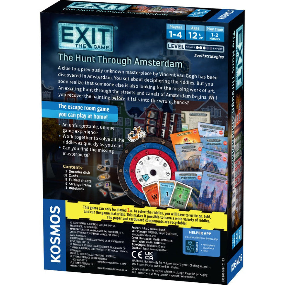 Exit The Game - The Hunt Through Amsterdam - Brain Spice