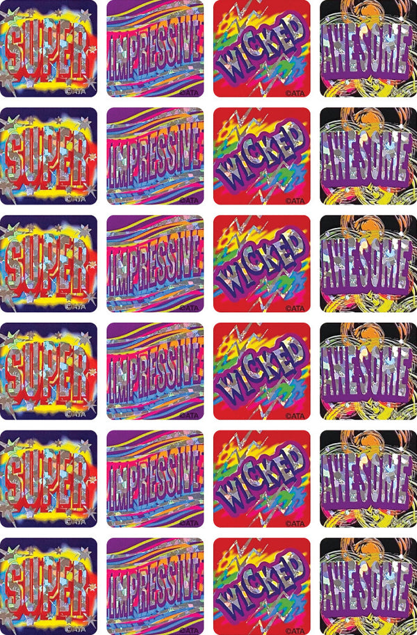 Super - Foil Stickers - Brain Spice