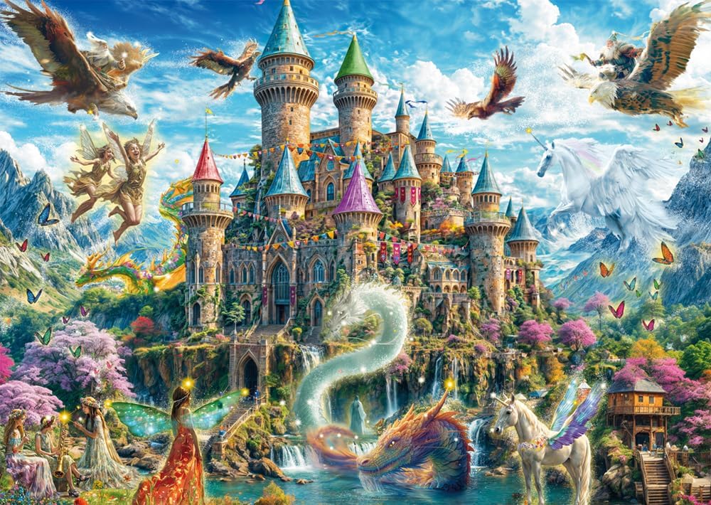 Fairytale Castle - Jigsaw 1000pc - Brain Spice