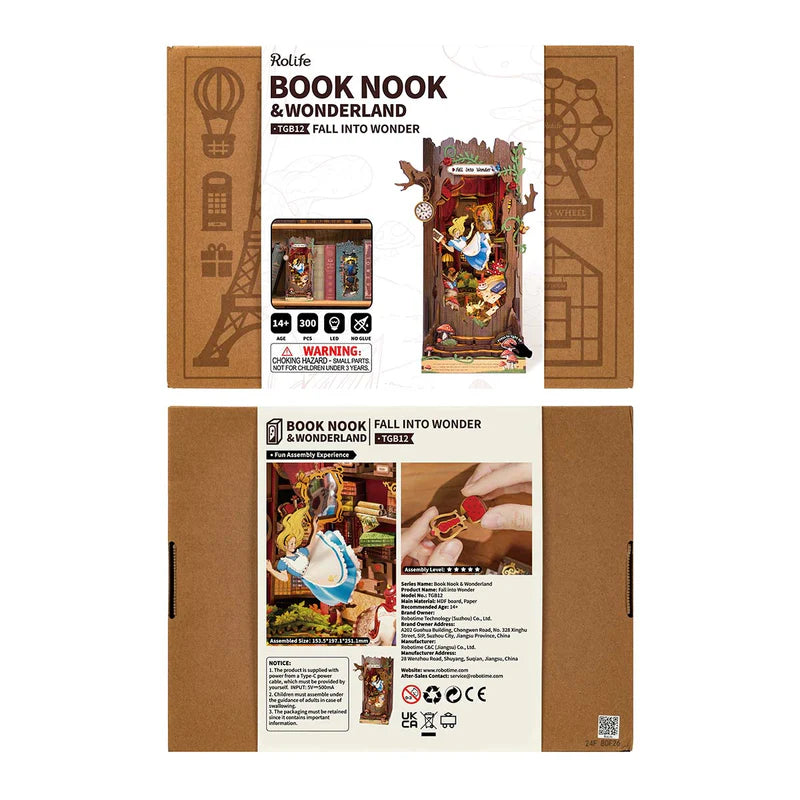 Fall Into Wonder - DIY Bookends Kit - ROKR - Brain Spice