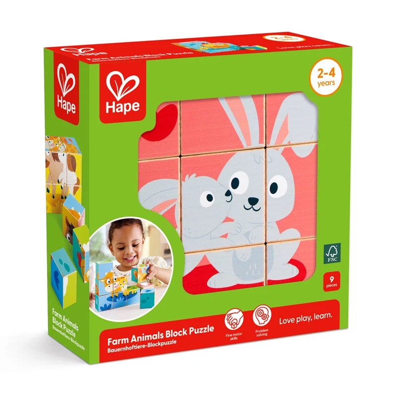 Farm Wooden Blocks Puzzle - Brain Spice