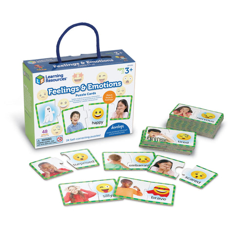 Feelings and Emotions Puzzle Cards - Brain Spice
