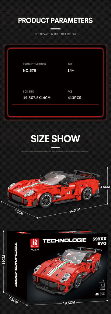 Ferrari 599 Xx Evo - 413pc - Brain Spice