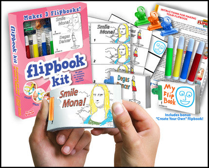 Fine Art - DIY Animation Flipbook Kit - Brain Spice