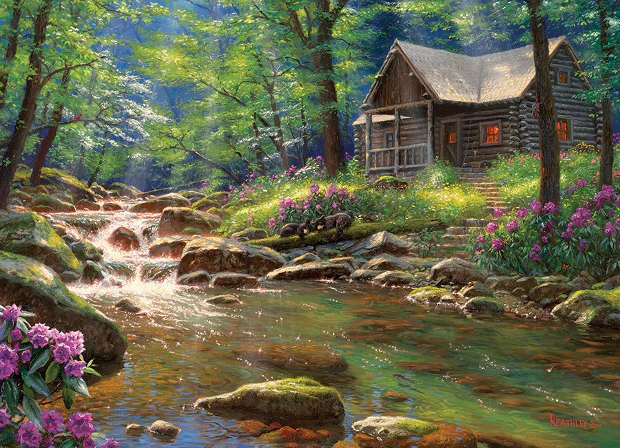 Fishing Cabin - Jigsaw 1000pc - Brain Spice