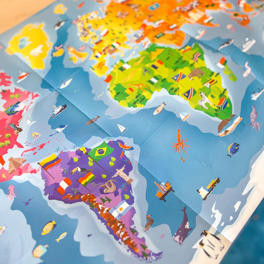 Flags Book & Poster Set - Sassi How What & Why