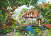 Flower Hill Lane - Jigsaw 1000pc - Brain Spice