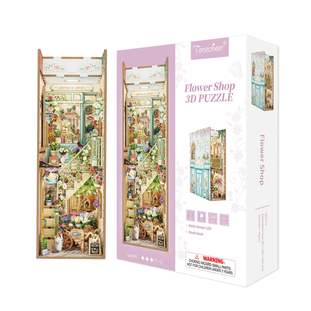 Flower Shop - Book Nook Kit - Brain Spice