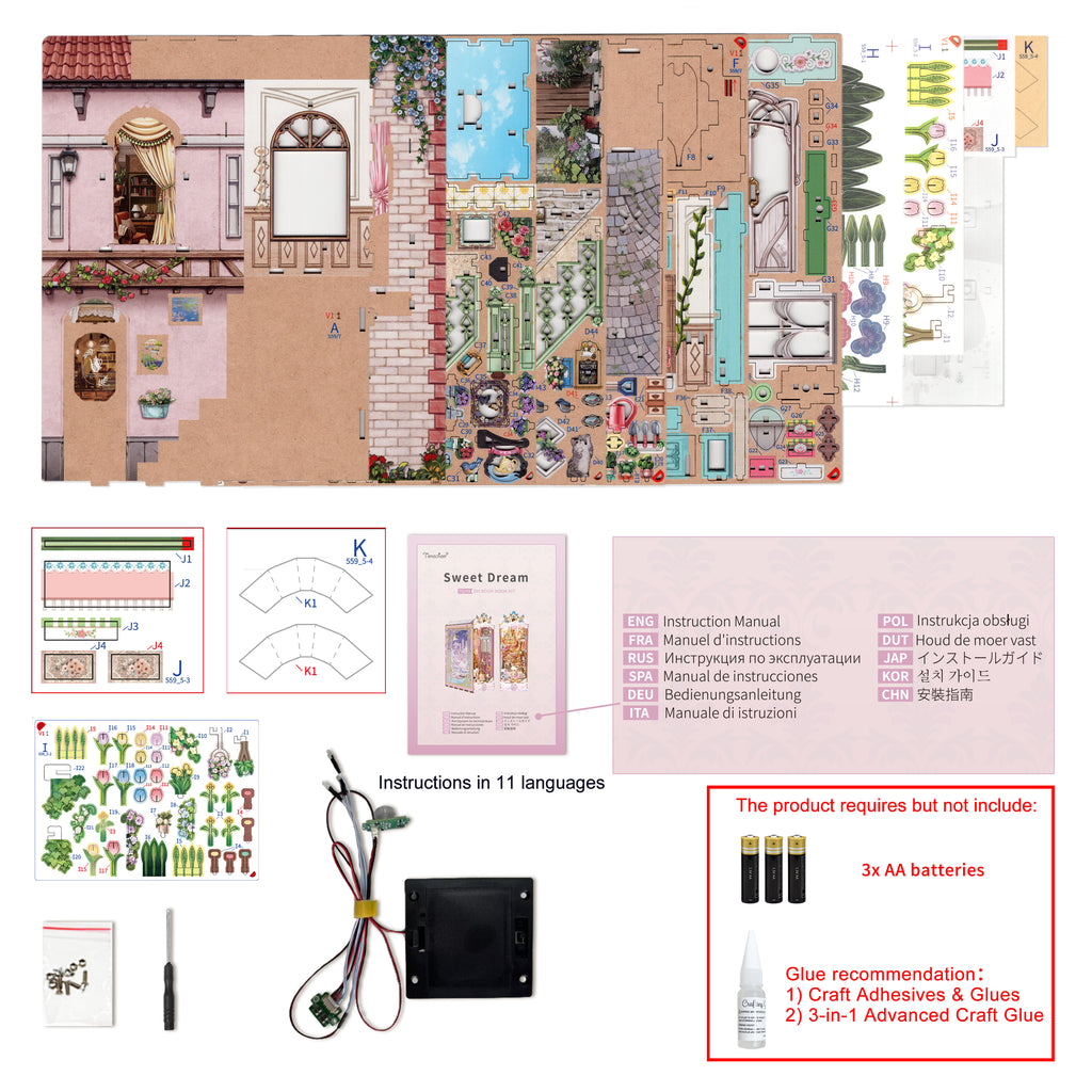 Flower Shop - Book Nook Kit - Brain Spice