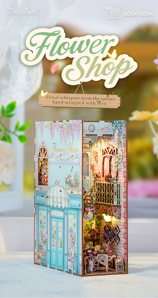 Flower Shop - Book Nook Kit - Brain Spice