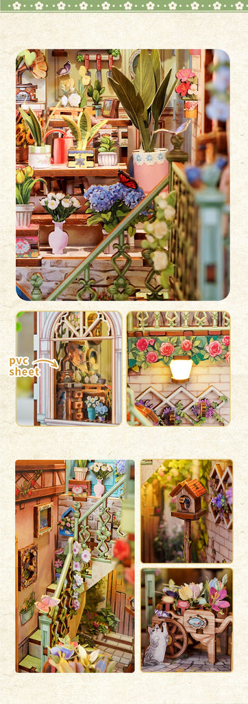 Flower Shop - Book Nook Kit - Brain Spice