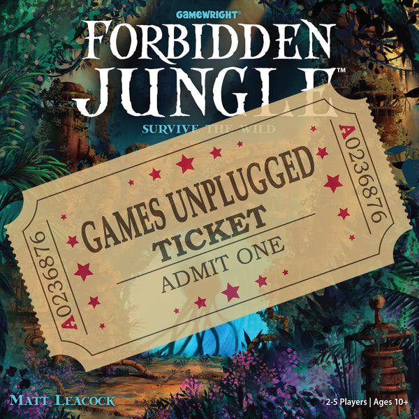 Forbidden Jungle - Games Unplugged Ticket - Brain Spice