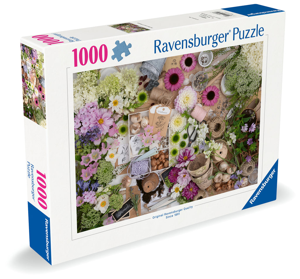 For the Love of Flowers - Jigsaw 1000pc - Brain Spice