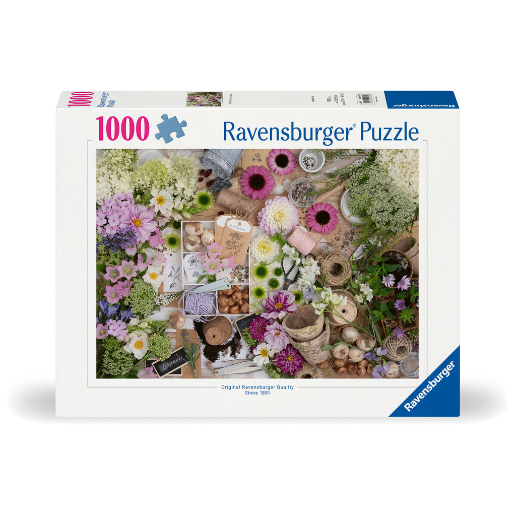 For the Love of Flowers - Jigsaw 1000pc - Brain Spice