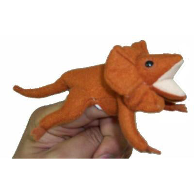 Frilled Lizard - Finger Puppet - Brain Spice