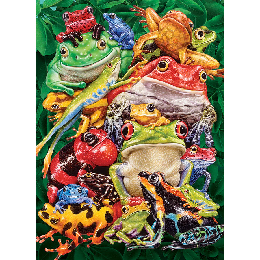 Frog Business - Jigsaw 1000pc - Brain Spice