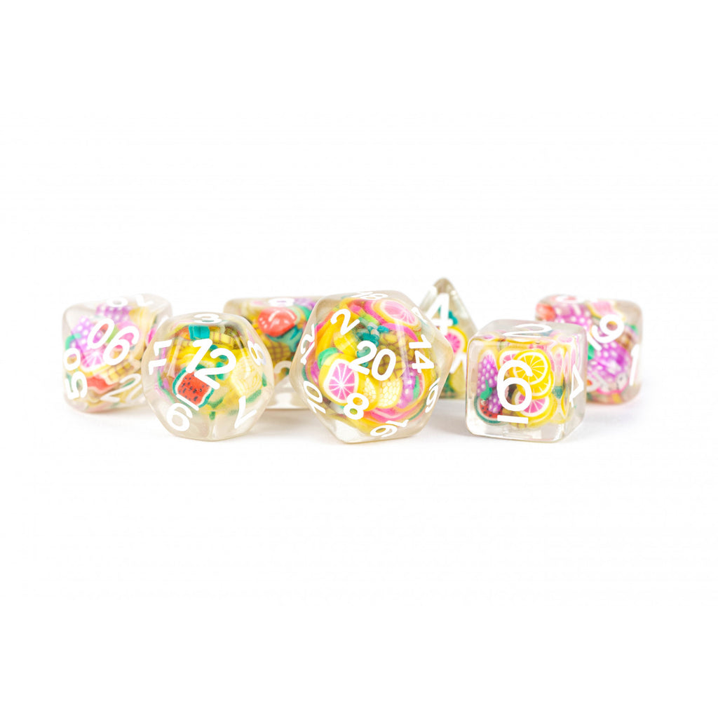 Fruit Dice 16mm 7-Dice Set - Brain Spice