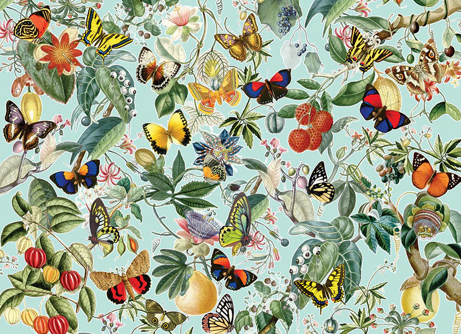 Fruit and Flutterbies - Jigsaw 1000pc - Brain Spice