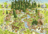 Funky Zoo Black Forest - Jigsaw 1000pc - Brain Spice