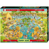 Funky Zoo Nile Habitat - Jigsaw 1000pc - Brain Spice