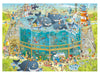 Funky Zoo Ocean Habitat - Jigsaw 1000pc - Brain Spice