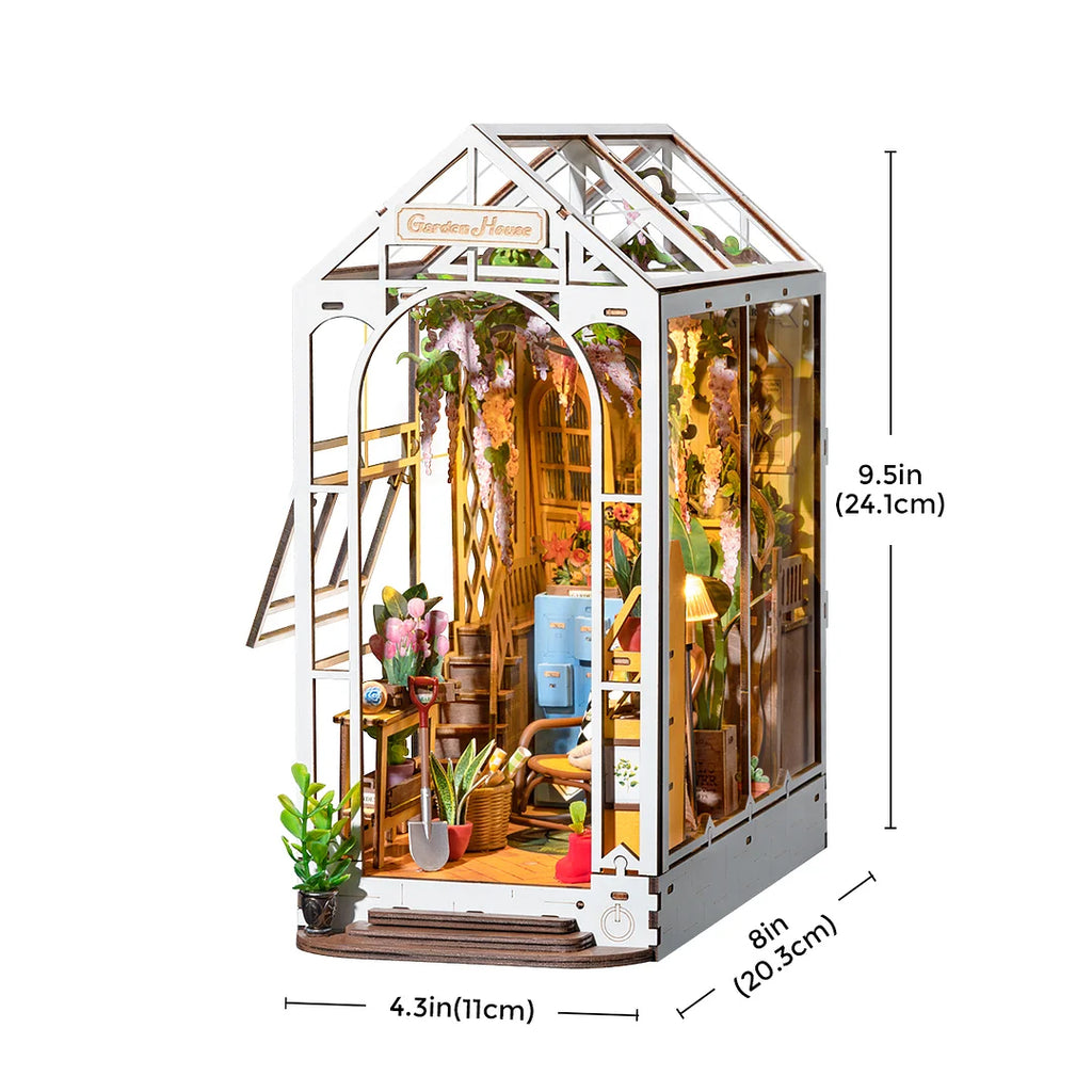 Garden House - DIY Bookends Kit - ROKR - Brain Spice